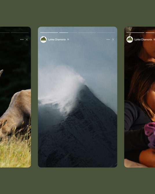 Visuel Instagram du Lykke, déclinaison verte